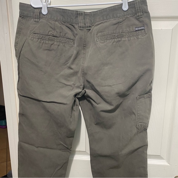 COLUMBIA SPORTSWEAR Regular Fit 100% Cotton Cargo Utility Pants Men Size 38X29 - Picture 5 of 7